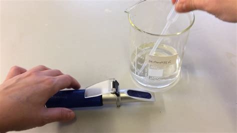 how do you measure salt concentrations using refractometer|salinity refractometer instructions.